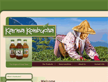 Tablet Screenshot of karmaboocha.com